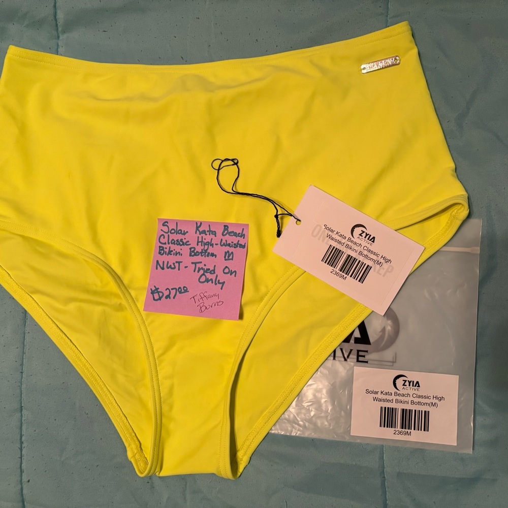 ZYIA Solar Kata Beach Classic Hi- waisted Bikini Bottom